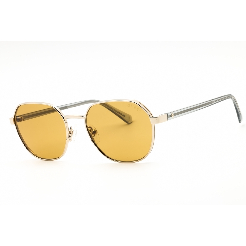 NWT Guess GU00116-32E Gold Round 51mm Sunglasses